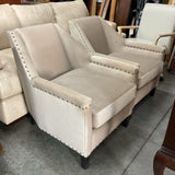 NEW Pair of Lee Chairs in Logan Dune