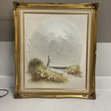 Lady on the Beach Art