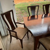 Legacy Dining Table with 6 Chairs (As is)