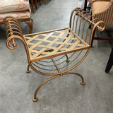 Hollywood Regency Bench