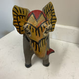 Hand Painted Ceramic Elephant Bank