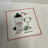 Restoration Hardware Jack Rose Cocktail Napkin