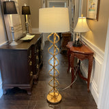 Gold Leaf Floor Lamp