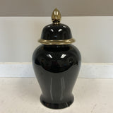 Black & Gold Ginger Jar