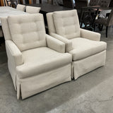 Pair of Jessica Charles Swivel Rockers