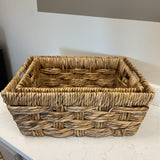 Set of 2 Wicker Baskets