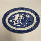 England Blue Willow Platter
