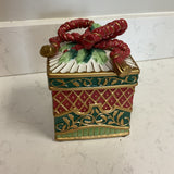 Fitz & Floyd Christmas Court Lidded Box