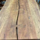 Live Edge Table with Bench and 4 Chairs