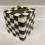 Mackenzie Child Checker Tissue Box (as is)