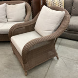 Set of 3 Outdoor Wicker Sofa & Chairs