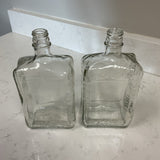 Pair of Glass Bottle Bud Vases