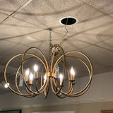 Gabby Gold Ring Chandelier (R)