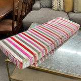 Striped Bench Cushion