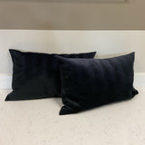 Pair of Black Down Filled Pillows