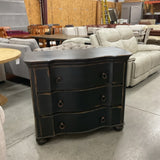 Black 3-Drawer Chest