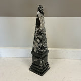 Black & White Marble Obelisk