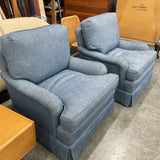Pair of Swivel "Country Chair Inc" Chairs