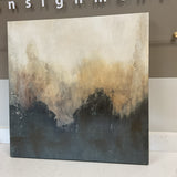 Pottery Barn Abstract Canvas "Hills of Warmth"