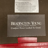 Bradington Young Red Leather Recliner