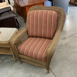 Set of 2 Outdoor Chairs and  Table with Sunbrella Fabric