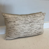 Cream Woven Lumbar Pillow