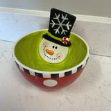 Mud Pie Snowman Bowl