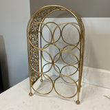 Gold Wine Rack