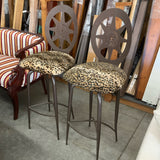 Pair of Metal Barstools