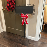 Black Iron Chalkboard Stand