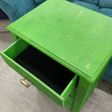 Green Accent Chest