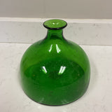Green Bubble Glass Vase