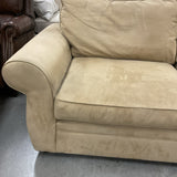 Pottery Barn Sectional and Ottoman with Performance Everdaysuede