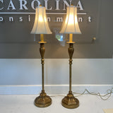Pair of Gold Buffet Lamps