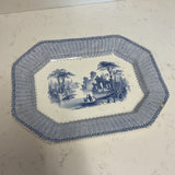 Blue abd White Cassino Platter