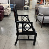 Black Fretwork Chair