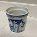 Blue & White Flower Pot
