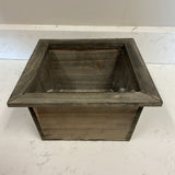 Medium Brown Wooden Planter