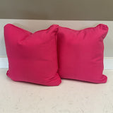 Pair of Pink Down Filled Pillows