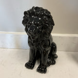 Black Lion Figurine