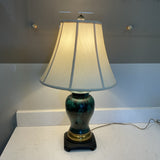 Oriental Black and Green Lamp