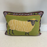 Sheep Needlepoint Pillow