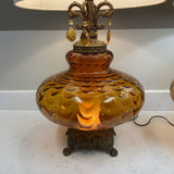 Amber Glass Lamps