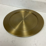 Pottery Barn Gold Charger