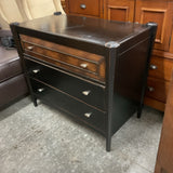 Black 3 Drawer Chest