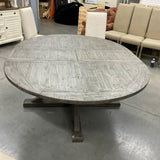 PGT Reclaimed Table with 6 Easterwood Chairs and Butterfly Leaf