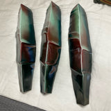 3 Piece Ceramic Abstract Art