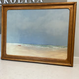 Beside the Sea Framed Canvas