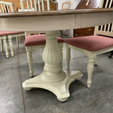 Dining Table with 1 Leaf and 6 Chairs