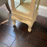 Vintage-Style Curio Display Cabinet